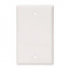 Cooper Wiring Devices, Nylon 1-gang Box Mounted Blank Wallplate, 5129W-BOX