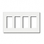 Lutron, Nova T Wallplates, NT-R3R3R3R3-FB-BB