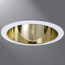 Cooper Lighting 405RG HaloÂ® 6 Inch Specular Reflector Trim; 150 Watt, White Trim With Gold Reflector