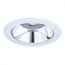 Elco Lighting EL1421C Recessed Lighting Trim, 4" Low Voltage Adjustable Clear Reflector Trim - White 