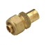 Zurn, QHA33M, 1/2" Compression x 1/2" Male Sweat Brass Adapter, M76066