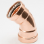 Approved Vendors, PCLF0100, Imported Copper Fittings, 1" Copper 45 Degree Elbow, P x P