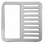 Jones Stephens, Half Grate for Porcelain CTD Floor Sink, M77486