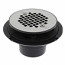 Sioux Chief, 821-200P, PVC Screw On Shower Pan Drain w/ Stainless Steel Strainer & Plastic Rim, M78294