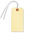 Bugler #5 Manila Laundry Tag w/String, M78359