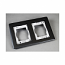 Legrand 827TCAL-BK, 2-Gang Carpet & Tile Flange