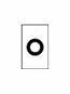Mulberry, 86581, 1 Gang Push Button, Metal, White, Wall Plate