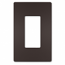 Legrand, RWP26DBCC6 , One-Gang Screwless Wall Plate, Dark Bronze , M79077