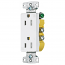Hubbell, RRD15SWTR, Residential Grade, 15A Receptacle