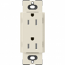 Lutron, SCRS-15-TR-PM, 15A Tamper Resistant Receptacle - Pumice