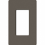 Lutron, SC-1-TF, Screwless Wallplate - 1 Gang - Truffle