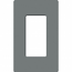 Lutron, SC-1-SL, Screwless Wallplate - 1 Gang - Slate