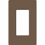 Lutron, SC-1-EP, Screwless Wallplate - 1 Gang - Expresso