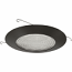 Nora NT-23BZ Modern Bronze 6 Inch Fresnel Shower Lens w/ Metal Recessed Light Trim, M79468