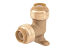 SharkBite, U249LF, 1/2" Push-to-Connect X 1/2" Push-to-Connect Drop Ear Elbow, M79670