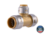 SharkBite, UR412, 3/4" X 3/4" X 1/2" SharkBite Max Reducing Tee, M79770