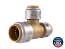 SharkBite, UR454, 3/4" X 1/2" X 1/2" SharkBite Max Reducing Tee, M79774