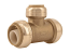 SharkBite, U416LF, 3/4" X 1/2" X 1/2" SharkBite Max Reducing Tee, M79775