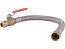 SharkBite, UR3068FX18BV, 1/2" X 3/4" FIP, 18" Stainless Steel Braided SharkBite Max Water Heater Connector with Ball Valve, M79867