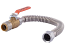 SharkBite, URSS3088FX18BV, 3/4" X 3/4" FIP, 18" Stainless Steel Corrugated SharkBite Max Water Heater Connector with Ball Valve, M79872