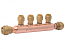 SharkBite, 25554LF, SharkBite 3/4" x 1/2" Outlet 4-Port Manifold - Open, M79882