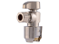 SharkBite, UR23036BN, 1/2" Push-to-Connect X 3/8” Compression Brushed Nickel Angle Stop - SharkBite Max, M79904