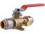 SharkBite, UR24615, 1/2" X 1/2" SharkBite Max Quarter-Turn Ball Valve with Drain and Mounting Bracket, M79996
