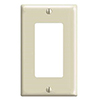 Leviton, 80401-NT, 1 Gang Decora/GFI, Light Almond, Wall Plate