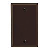 Mulberry, 91151, 1 Gang Blank Lexan, Brown, Wall Plate 