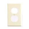 Mulberry, 92801, 1 Gang Duplex Receptacle, Jumbo, Ivory, Wall Plate