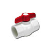 Approved Vendor, White PVC Compact Ball Valve, 201-410