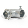 EMT 90&deg; Angle Connectors, 3/4" Size, Set Screw Type, Concrete tight, Steel when taped, Zinc Die Cast