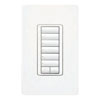 Lutron, Radio RA2 SeeTouch Hybrid Keypad  6 Buttons with Raise and Lower, RRD-H6BRL-BL