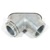 Topaze, 363, Rigid Pull Elbow with Gasket, 1" Rigid to Box, Zinc Die Cast, M49729