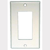 Mulberry, 97834, 1 Gang Decora/GFI, Jumbo, Stainless Steel, Wall Plate