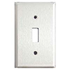 Mulberry, 97871, 1 Gang Toggle Switch, Jumbo, Stainless Steel, Wall Plate