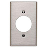 Mulberry, 97221, 1 Gang Single Receptacle 30 Amp, Stainless Steel, Wall Plate