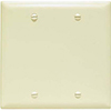 Mulberry, 84152, 2 Gang Blank, Metal, Ivory, Wall Plate