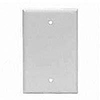 Mulberry, 90151, 1 Gang Blank, Lexan, White, Wall Plate