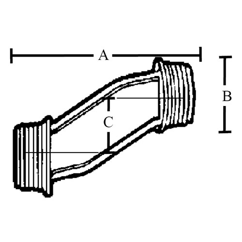 Rigid Offset Nipple